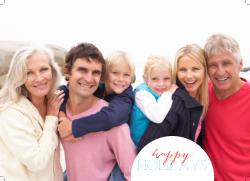 Minimalistic Happy Holidays