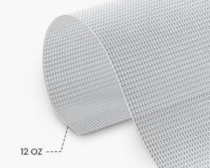 12 oz. Mesh Vinyl (True Double-Sided)