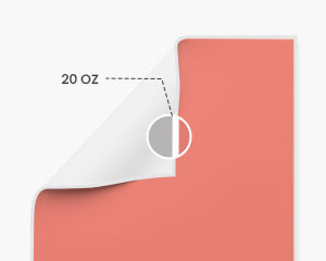 20 oz. Backlit Vinyl